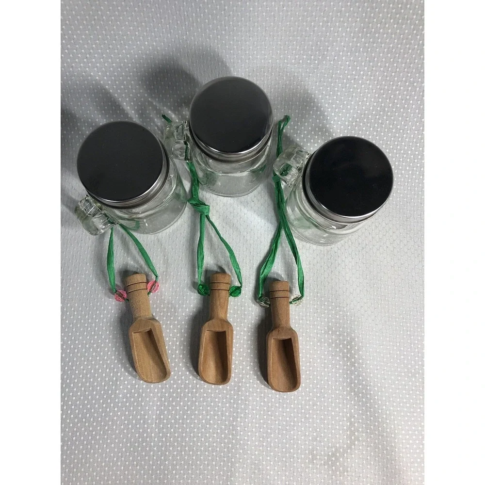 Bath Salts Spoons-Jars & Tray